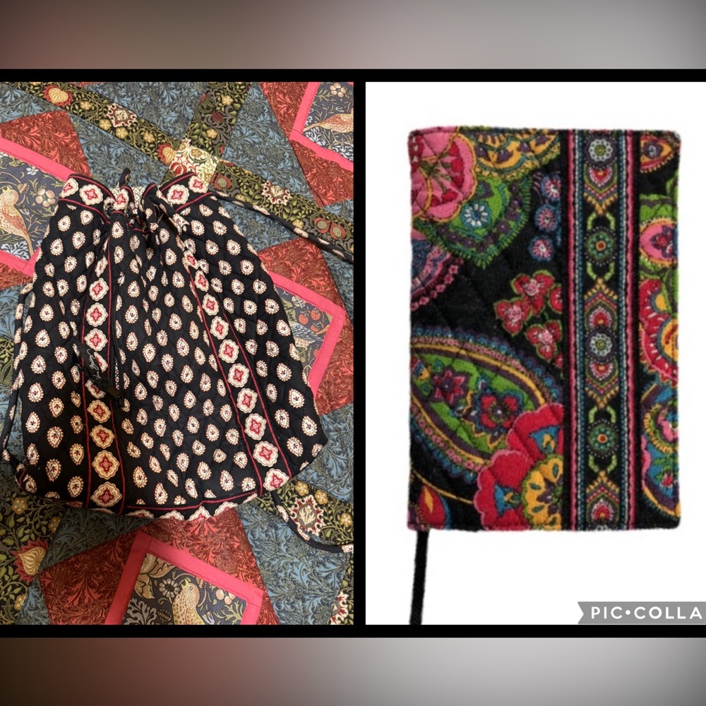 Vera Bradley Book Cover and backpack bundle/lot